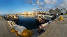 Lodný prístav na Kréte