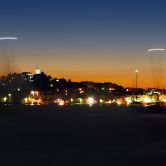 Nočný pohľad na Primošten