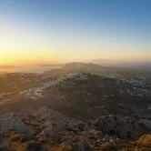 Najvyššia vyhliadka na ostrove Santorini