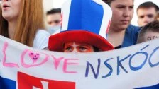 Mladý slovenský fanúšik