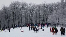Zasnežená bratislavská Koliba