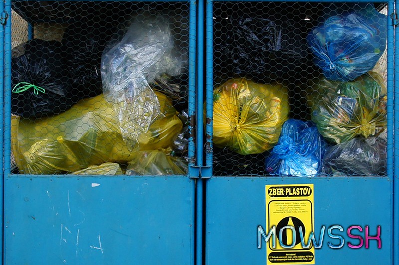 Zber plastov - triedený odpad