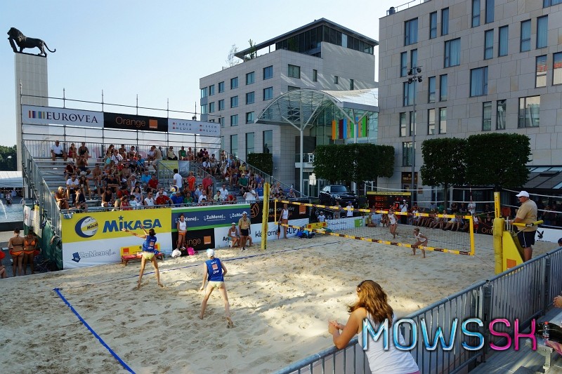 Plážový volejbal Elite Beach Tour na námestí Eurovea