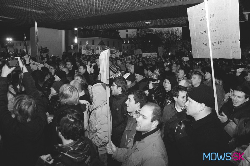 Demonštrácie v Bratislave