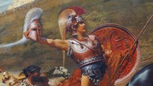 Bojovník Achilles na obraze
