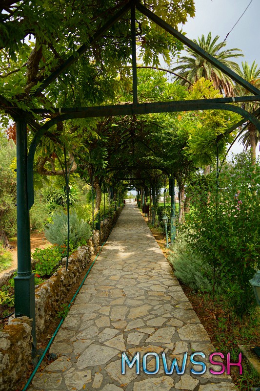 Záhrada v Paláci Achilles