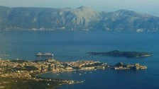 Kerkyra z lietadla