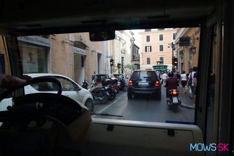 Úzke uličky v centre Ríma