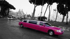 Ružová limuzína