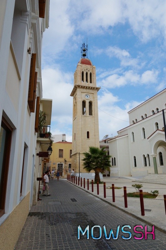 Veža a kostol v Rethymne