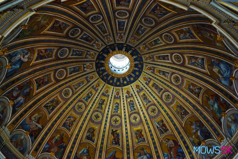 Kupola s freskami baziliky svätého Petra