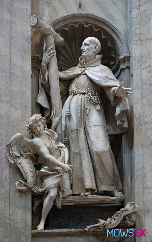 Socha v bazilike sv. Petra vo Vatikáne