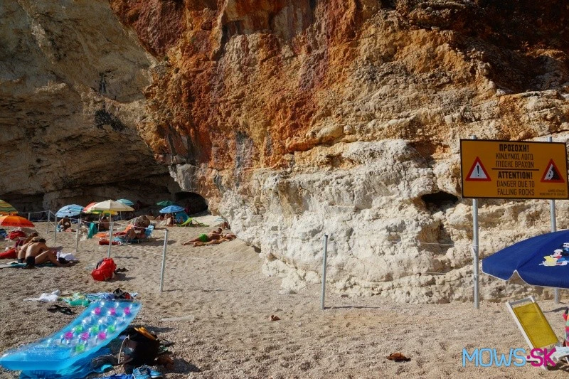Padajúce skaly na Porto Katsiki
