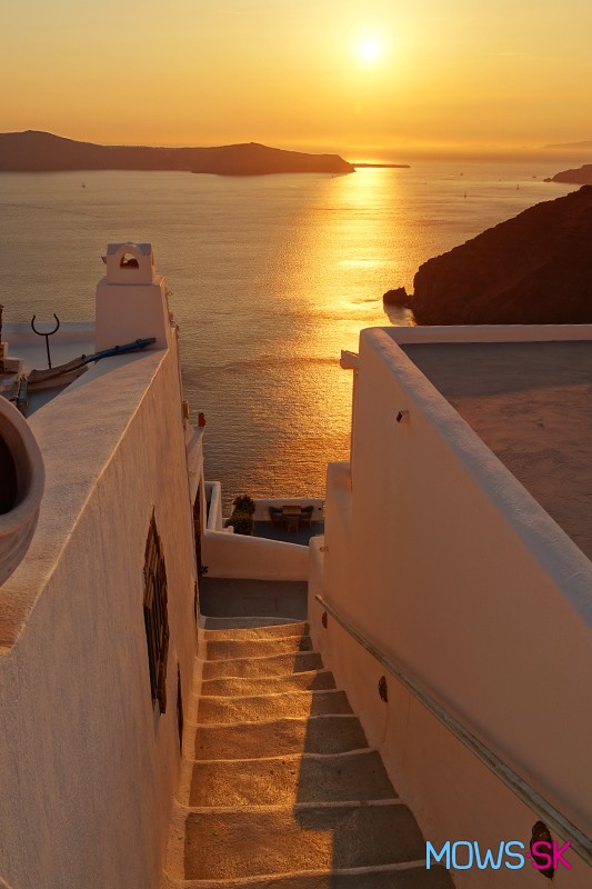 Západ slnka v Grécku