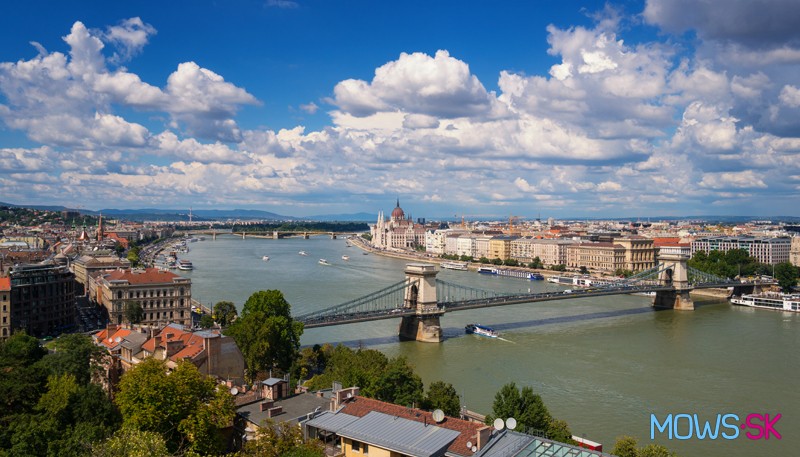 Pohľad na Budapešť z Budínskeho hradu