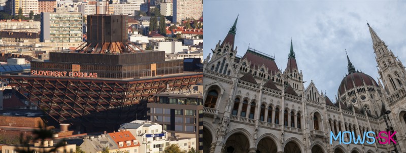 Atraktívne budovy v Bratislave a Budapešti